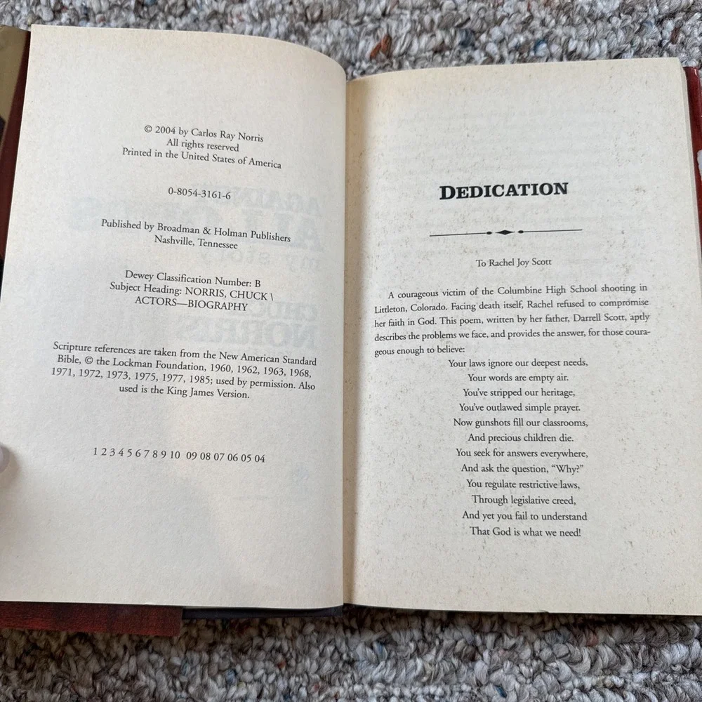 Chuck Norris Against All Odds‎ My Story Hardcover 2004 Autobiography Excellent